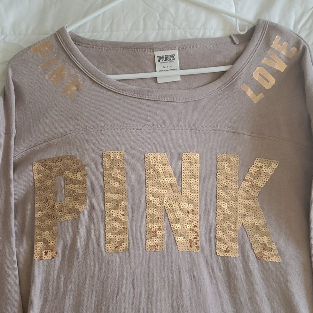 🎉BLING🎉 PINK Slouchy tee!